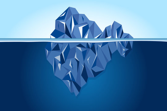 Vector - Landscape with iceberg