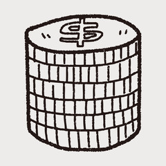 doodle money coin