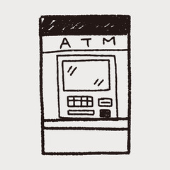 ATM doodle drawing