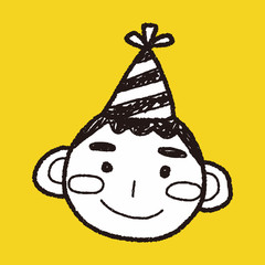 doodle birthday boy