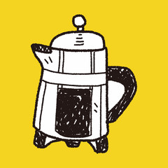 coffee doodle drawing