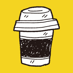 doodle coffee and tea