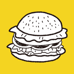 Doodle Hamburger