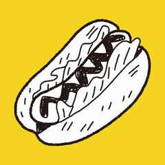 Doodle Hot Dog