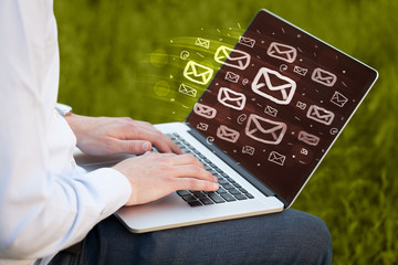 Concept of sending e-mails
