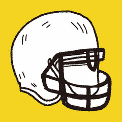 Doodle Football  Helmet