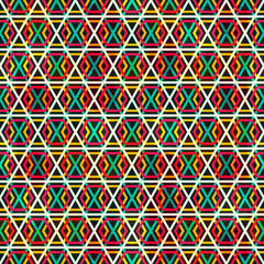 zigzag seamless pattern with grunge effect