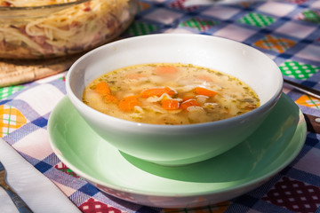 Soup in the sunshine - Hungarian broth