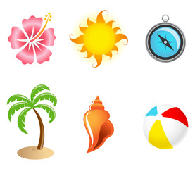 Tropical Icon Set