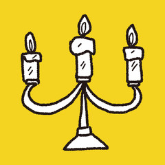 candle doodle