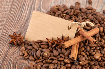 coffee bans and blank