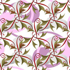 Abstract unusual background seamless pattern