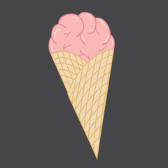 Brain ice cream.