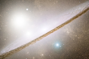 Galaxy in deep universe.