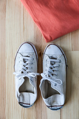 Set of various clothes and accessories for women