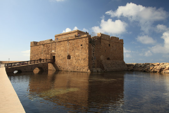 view of the Paphos Castle (Paphos, Cyprus)