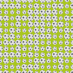 Seamless colorful background made of balls for football 