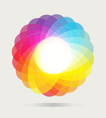 color wheel background