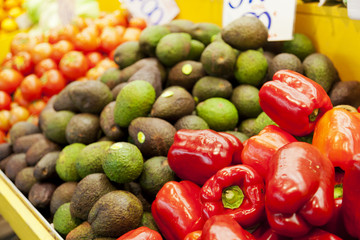 Fruits in a market
