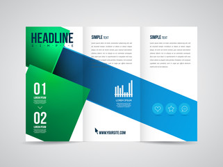Abstract brochure template
