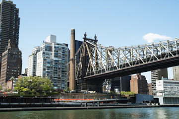 Naklejka premium NYC, Queensboro Bridge