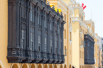 Obraz premium Old town Lima, Peru