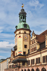 Fototapeta premium Altes Rathaus Leipzig