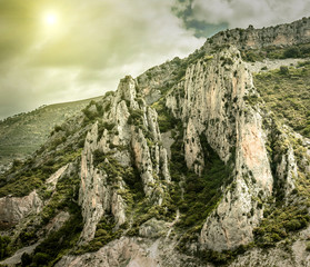 beautiful view of the mountains in Austria