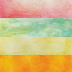 green yellow orange pink paint watercolor vintage and isolate on