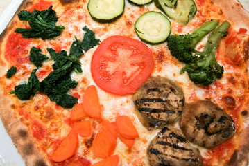 Delicious italian pizza