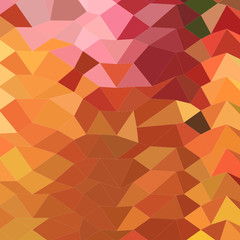 Dark Tangerine Abstract Low Polygon Background