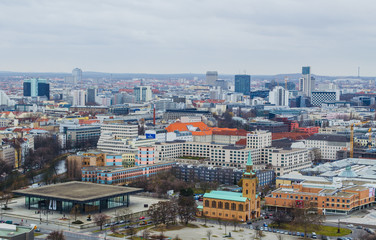 aerial view of berlin