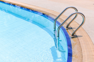 Swimming pool with stair