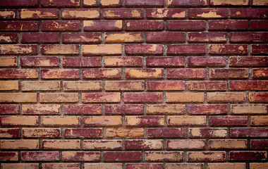The old brick wall from long time until to Classic Pattern