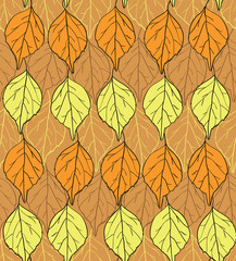 Foliage seamless pattern Vector eps10