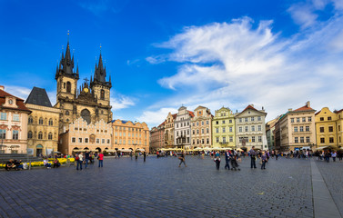 Fototapeta na wymiar Old Town Square in Prague. Czech Republic