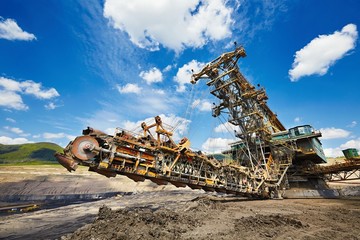 Fototapeta premium Coal mine