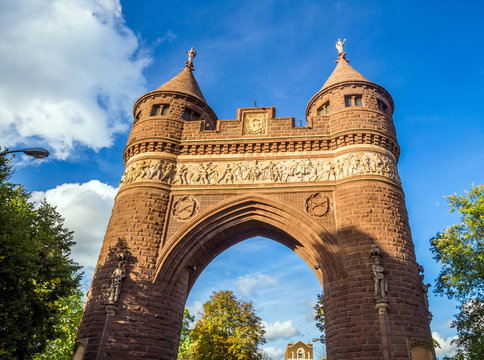 Soldiers And Sailors Memorial Arch In Hartford.