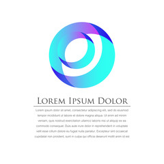 Fototapeta premium Vector color logo