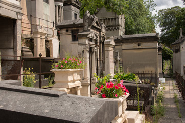 Fototapeta na wymiar Cimitero di Pere Lachaise Parigi