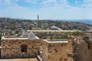Obraz premium Ancient ruin at Umm Qais in Jordan