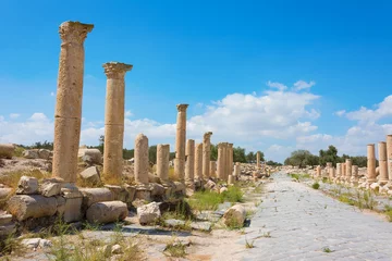 Cercles muraux Rudnes Ancient ruin at Umm Qais in Jordan