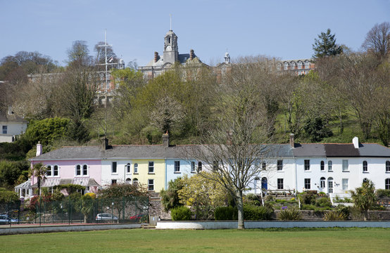 Britannia Royal Naval College And Houses Dartmouth UK