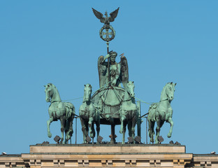 Fototapeta premium Quadriga auf dem Brandenburger Tor