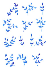 Branches with leaves.