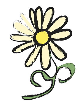 recommend clip art: doodle daisy flower