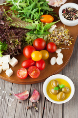 Fresh summer salad