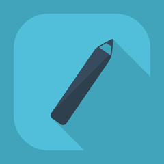 Flat modern design with shadow eyeliner