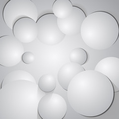 Vector illustration of paper round notes. Eps10.