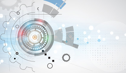 New future technology concept abstract background